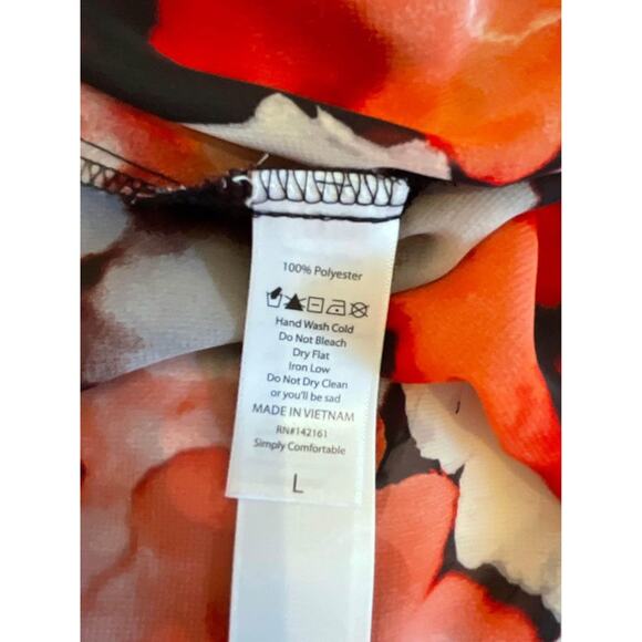 Lularoe Womans Floral Jacket/Kimono Size Large - Picture 7 of 7